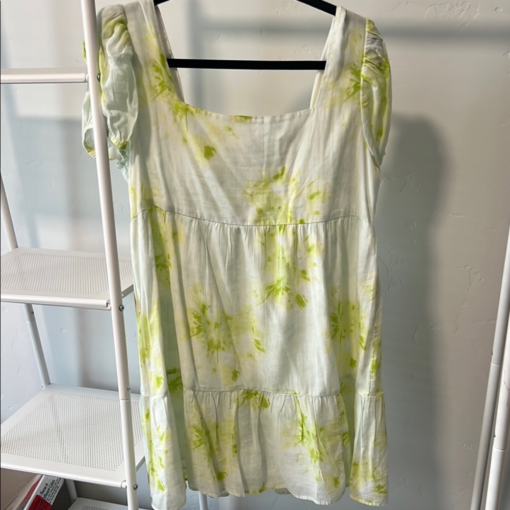 Abound Green Tie-Dye Dress